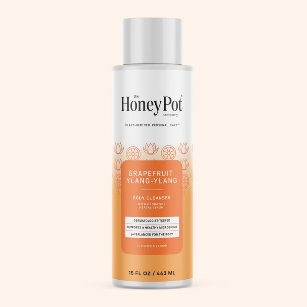 NEW Honey Pot Grapefruit Ylang Ylang Hydrating Body Cleanser 15 fl.oz‎